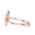 Ambira Paisley Flower Lab Grown Diamond Ring