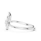Ambira Paisley Flower Lab Grown Diamond Ring