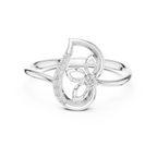 Ambira Paisley Flower Lab Grown Diamond Ring