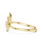 Ambira Paisley Flower Lab Grown Diamond Ring