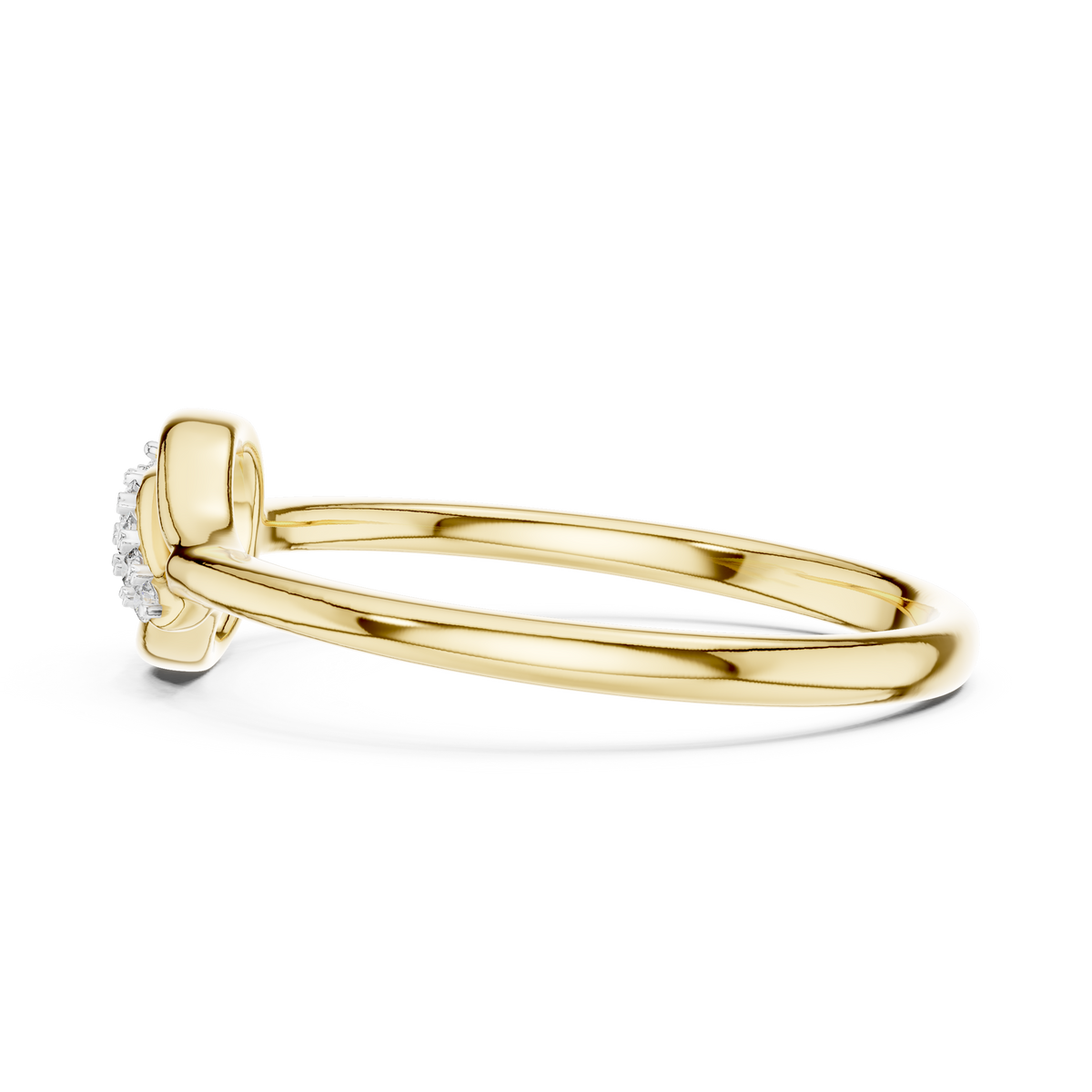 Elowen Teardrop Flower Lab Grown Diamond Ring