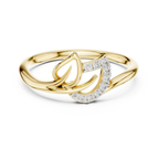 Virella Twin Leaf Lab Grown Diamond Bypass Ring