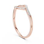 Cordelia Looped Heart Lab Grown Diamond Ring
