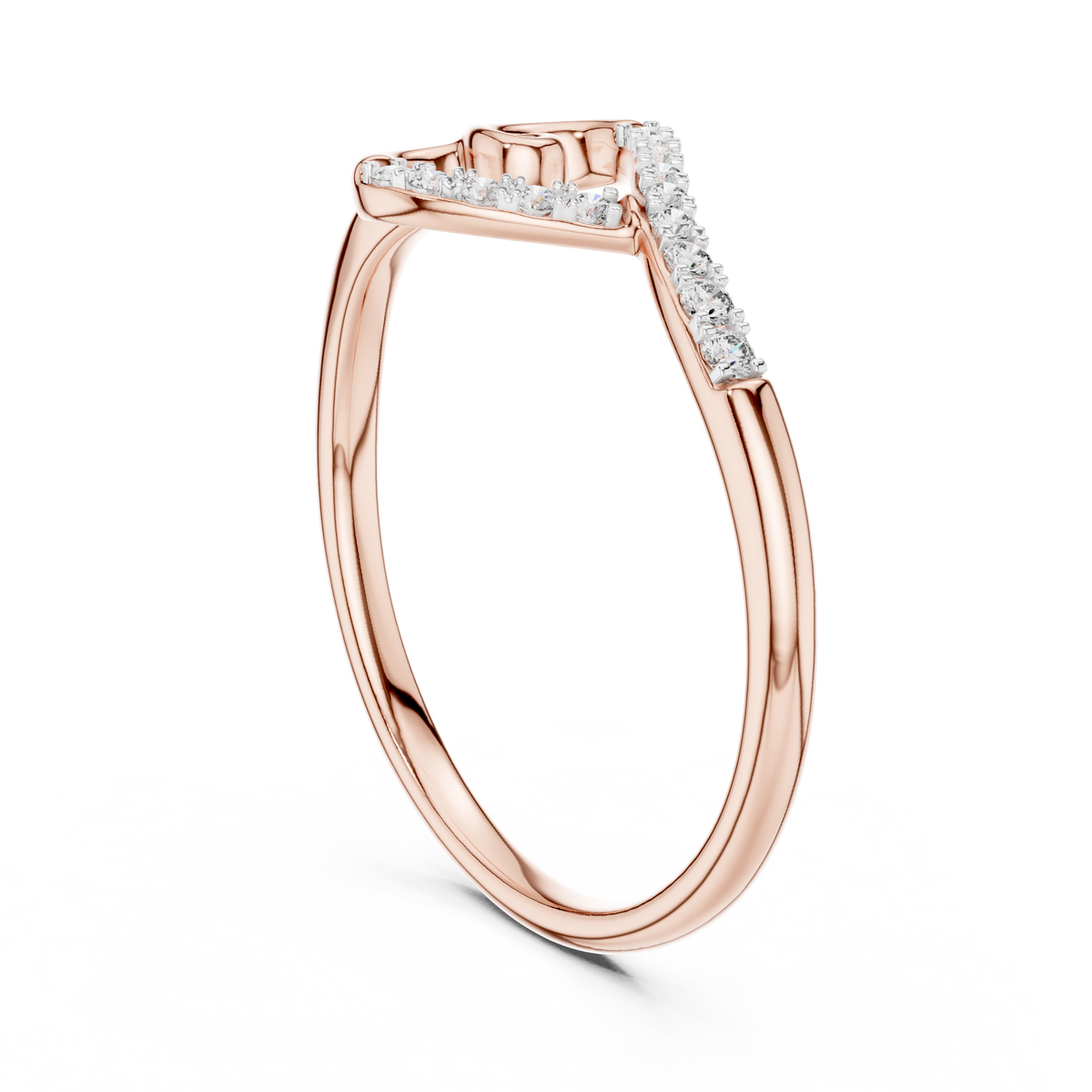 Cordelia Looped Heart Lab Grown Diamond Ring