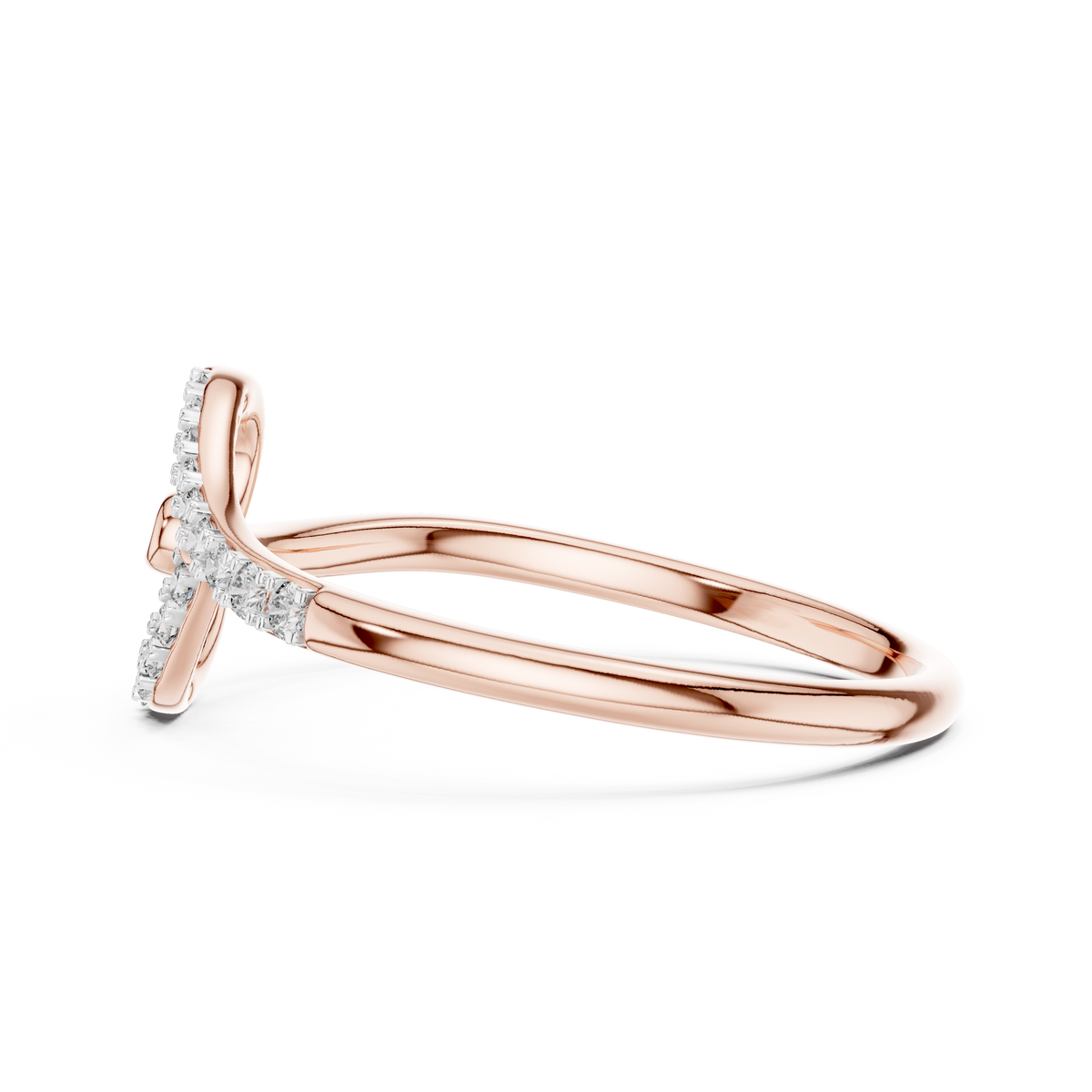 Cordelia Looped Heart Lab Grown Diamond Ring