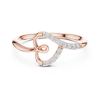 Cordelia Looped Heart Lab Grown Diamond Ring