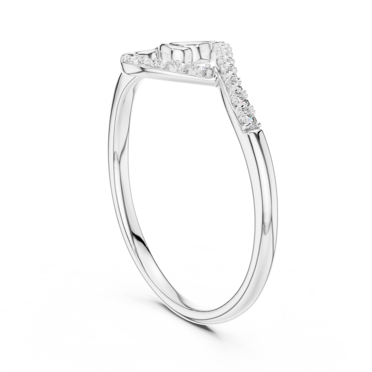 Cordelia Looped Heart Lab Grown Diamond Ring