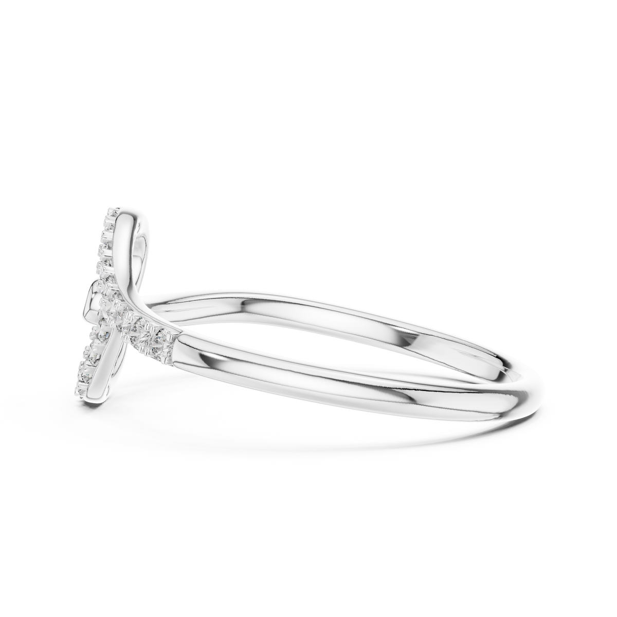 Cordelia Looped Heart Lab Grown Diamond Ring