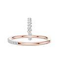 Lumera Slim Pavé Lab Grown Diamond Half Eternity Band