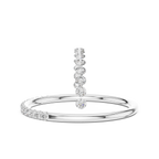 Lumera Slim Pavé Lab Grown Diamond Half Eternity Band