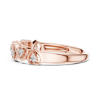 Cuorelle Seven Hearts Lab Grown Diamond Stackable Band