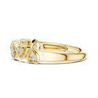 Cuorelle Seven Hearts Lab Grown Diamond Stackable Band