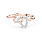 Amoura Interlocking Hearts Lab Grown Diamond Ring