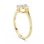 Amoura Interlocking Hearts Lab Grown Diamond Ring
