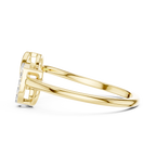 Amoura Interlocking Hearts Lab Grown Diamond Ring