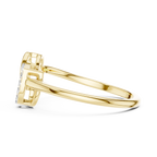 Amoura Interlocking Hearts Lab Grown Diamond Ring