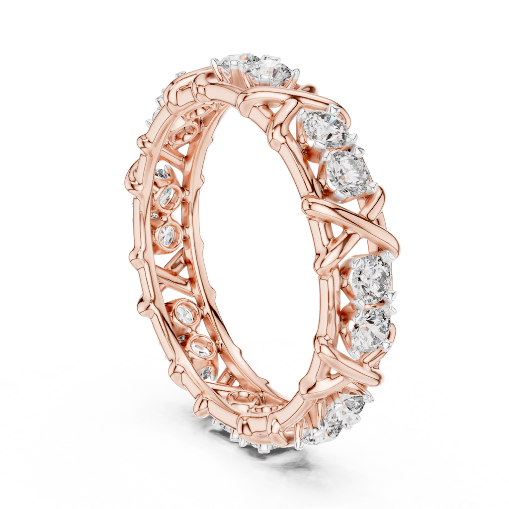 Seraphine X-Crossover Lab Grown Diamond Eternity Band