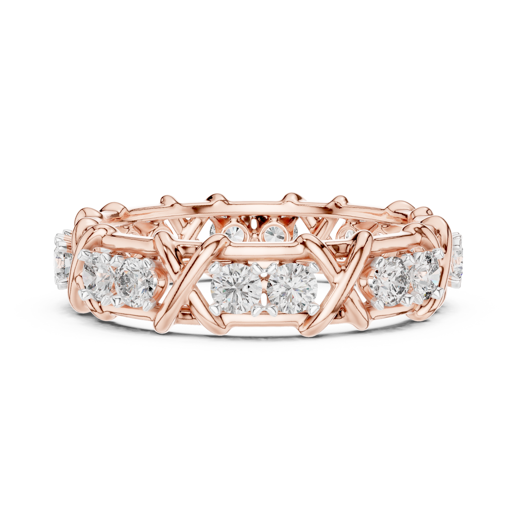 Seraphine X-Crossover Lab Grown Diamond Eternity Band