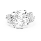 Primrose Lab Grown Diamond Floral Petal Cocktail Ring
