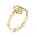 Elarova Oval Halo Lab Grown Diamond Ring