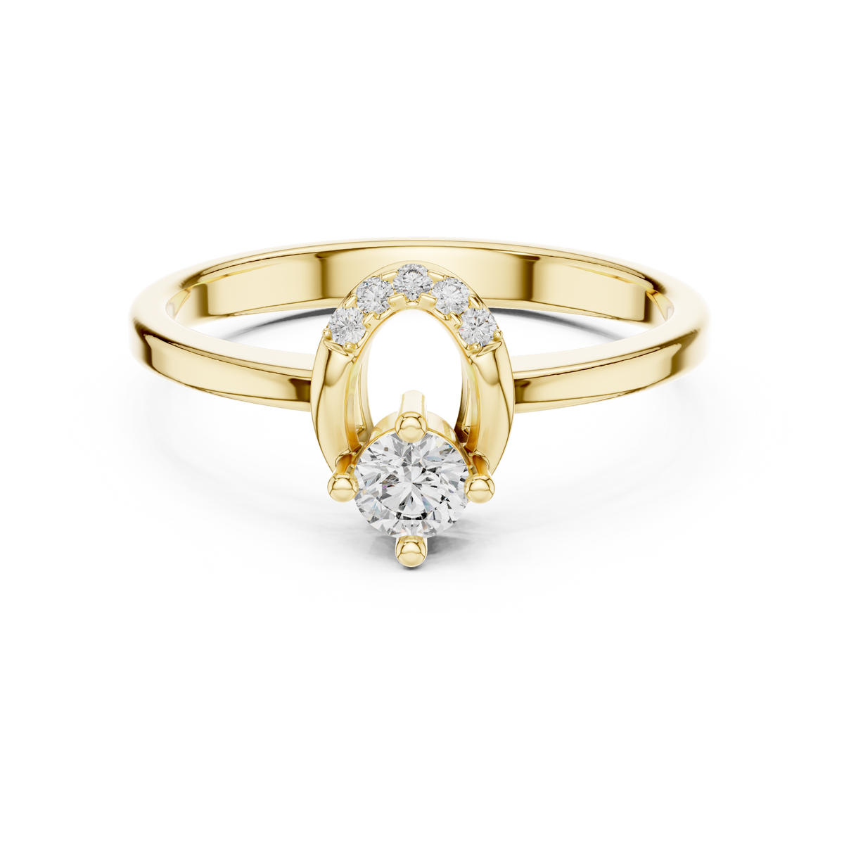 Elarova Oval Halo Lab Grown Diamond Ring