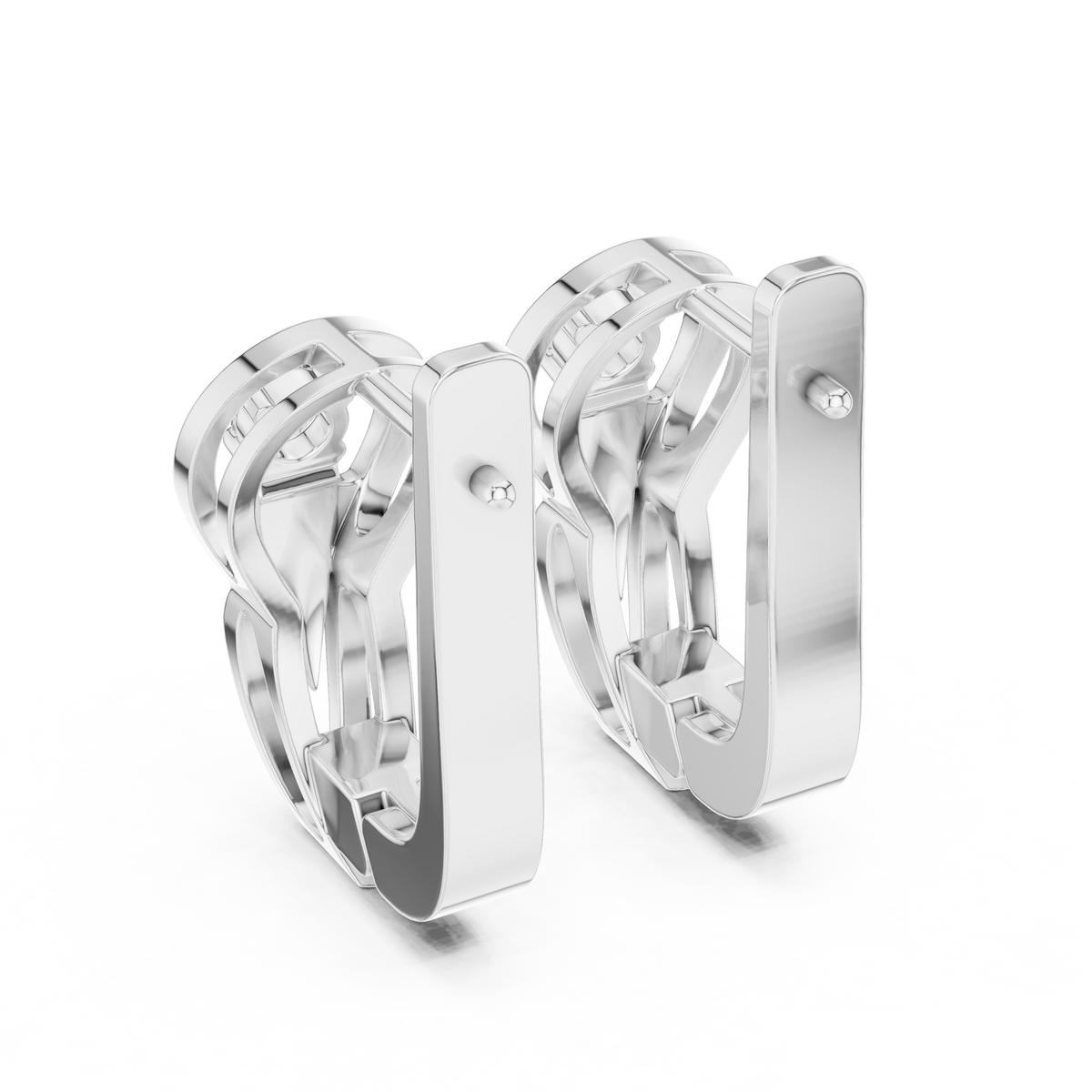 Blumen-Cluster-Diamant-Creolen | Elegante Gold-Creolen für Frauen
