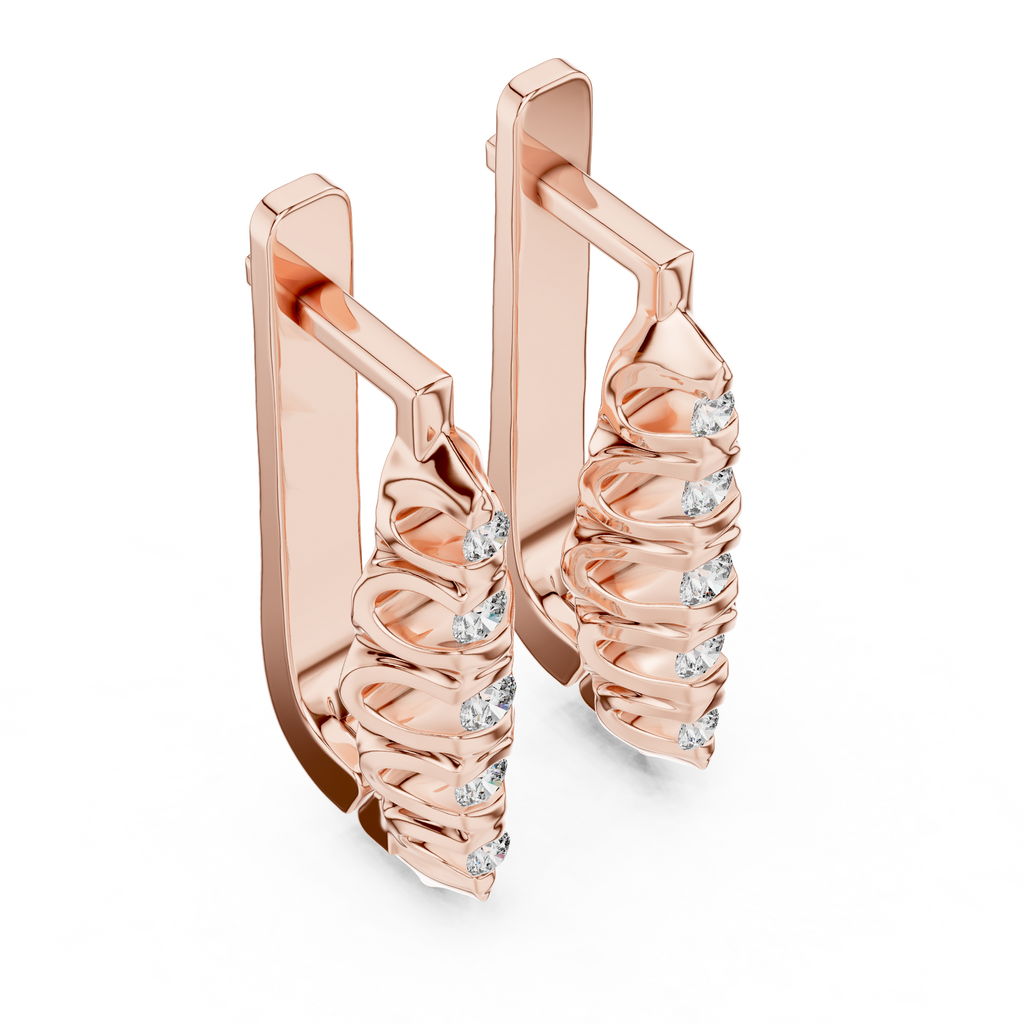 Aurevielle Marquise Cluster Lab Grown Diamond Drop Earrings