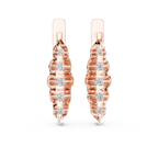 Aurevielle Marquise Cluster Lab Grown Diamond Drop Earrings