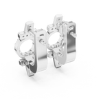 Aurelia Medallion Pavé Lab Grown Diamond Drop Earrings