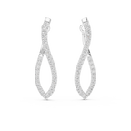 Serelina Teardrop Pavé Lab Grown Diamond Drop Earrings
