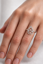 Aurelia Frame Lab Grown Diamond Ring