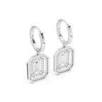 Elvaris Emerald-Cut Lab-Grown Diamond Drop Earrings