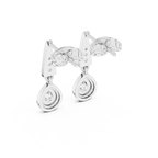 Aurevia Teardrop Lab-Grown Diamond Drop Earrings