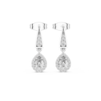 Aurevia Teardrop Lab-Grown Diamond Drop Earrings