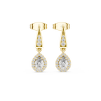 Aurevia Teardrop Lab-Grown Diamond Drop Earrings