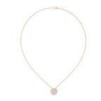 Elara Hexagon Pavé Lab Grown Diamond Pendant Necklace