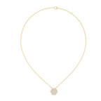 Elara Hexagon Pavé Lab Grown Diamond Pendant Necklace