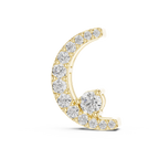 Celestine Crescent Pavé Lab Grown Diamond Pendant