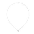 Amelia Heart Pavé Lab Grown Diamond Pendant Necklace.