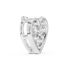 Amelia Heart Pavé Lab Grown Diamond Pendant Necklace.