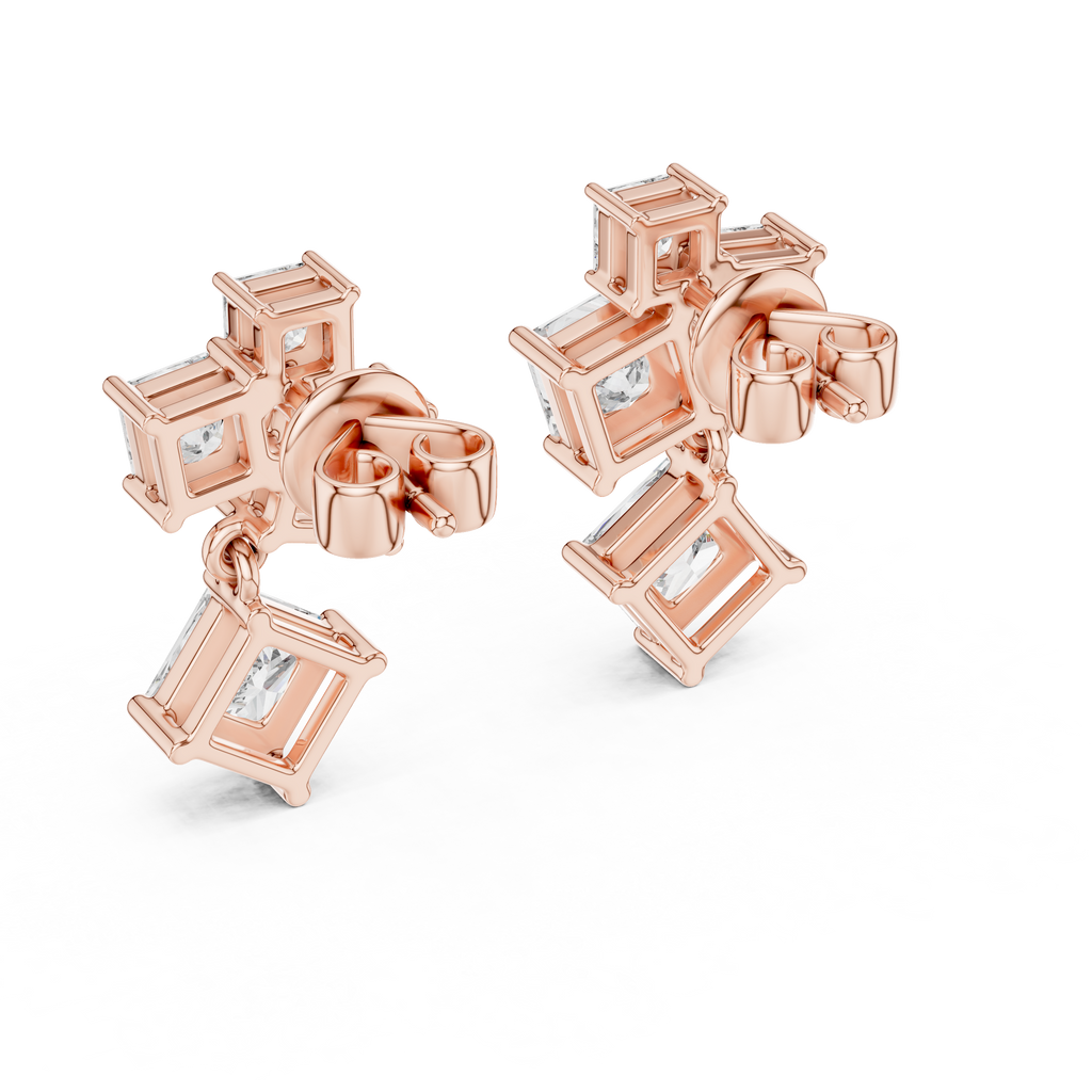 Luxuriöse Diamant-Creolen für Damen