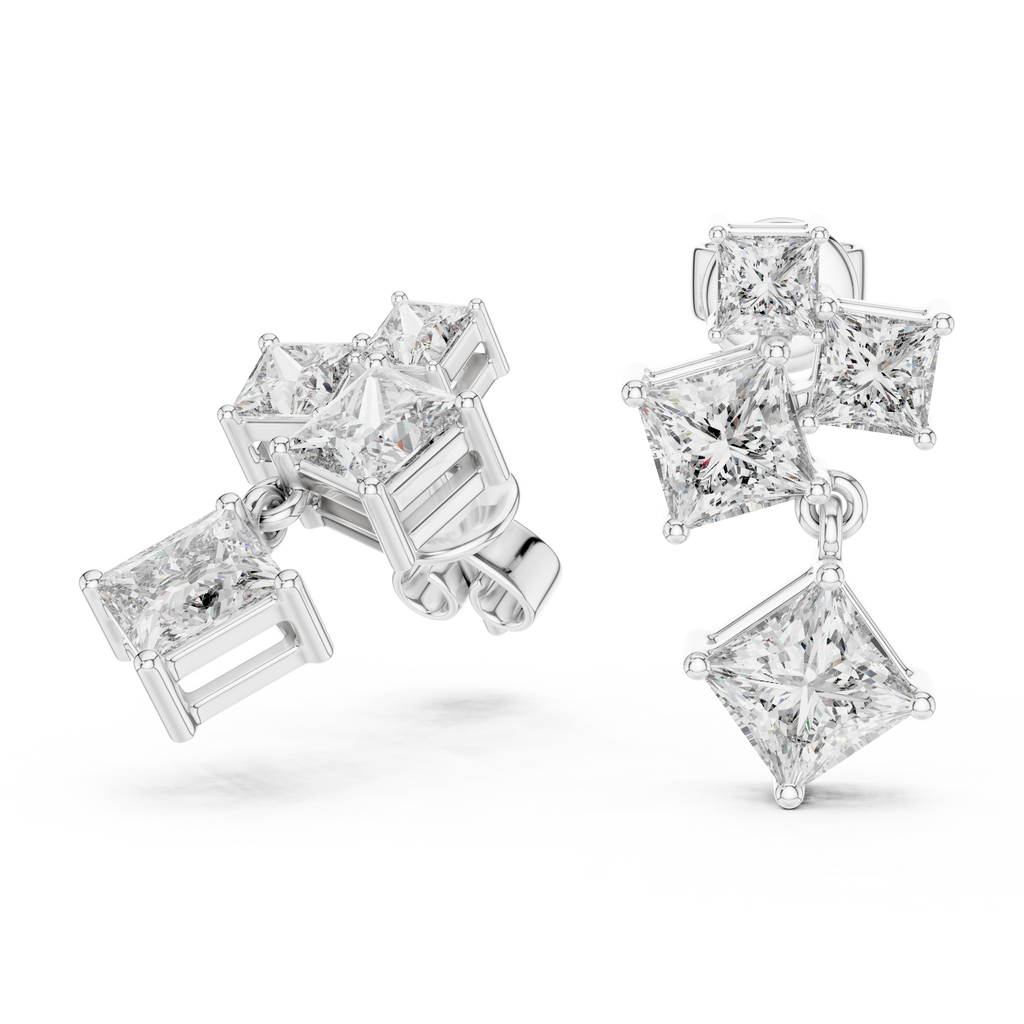 Luxuriöse Diamant-Creolen für Damen