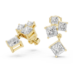 Luxuriöse Diamant-Creolen für Damen