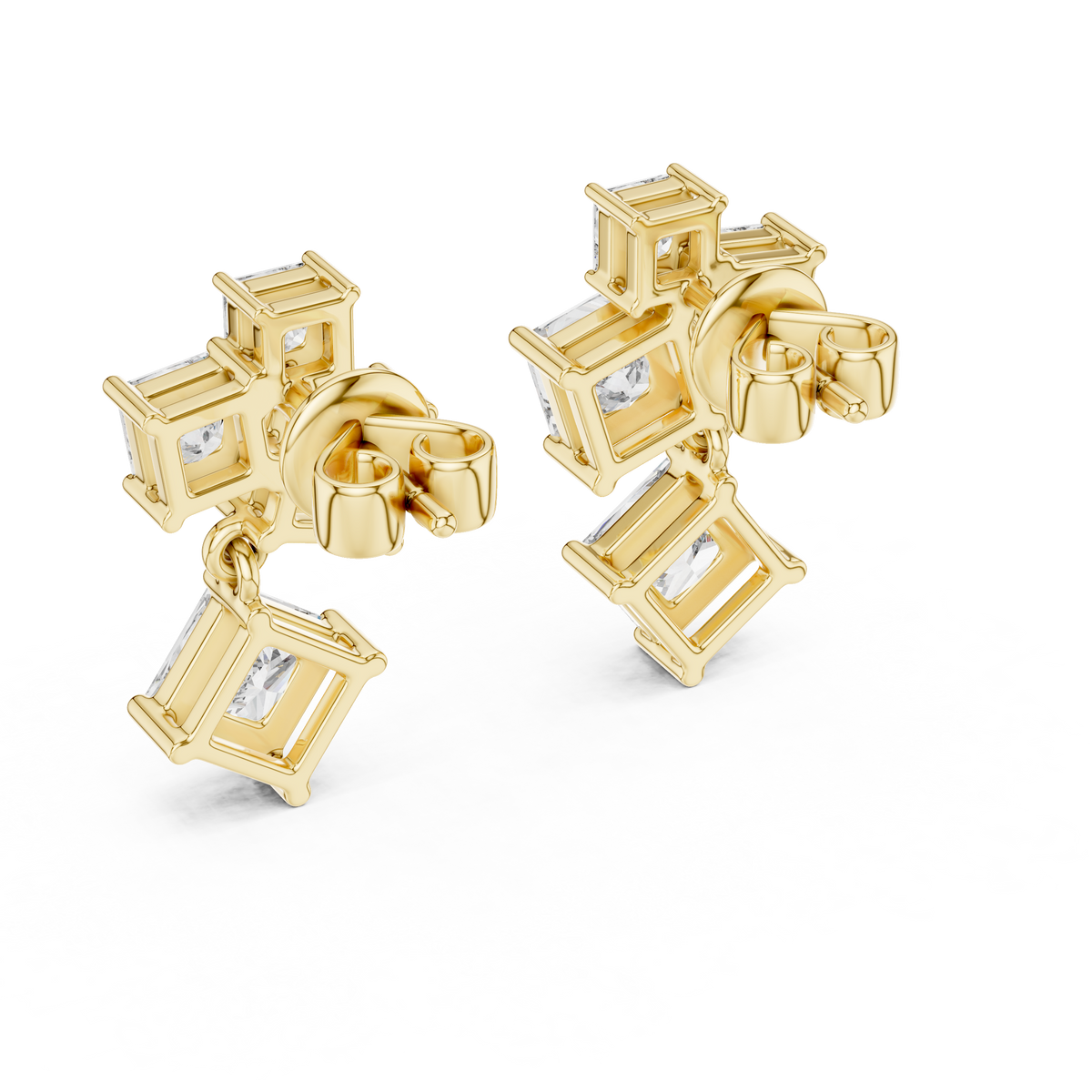 Luxuriöse Diamant-Creolen für Damen