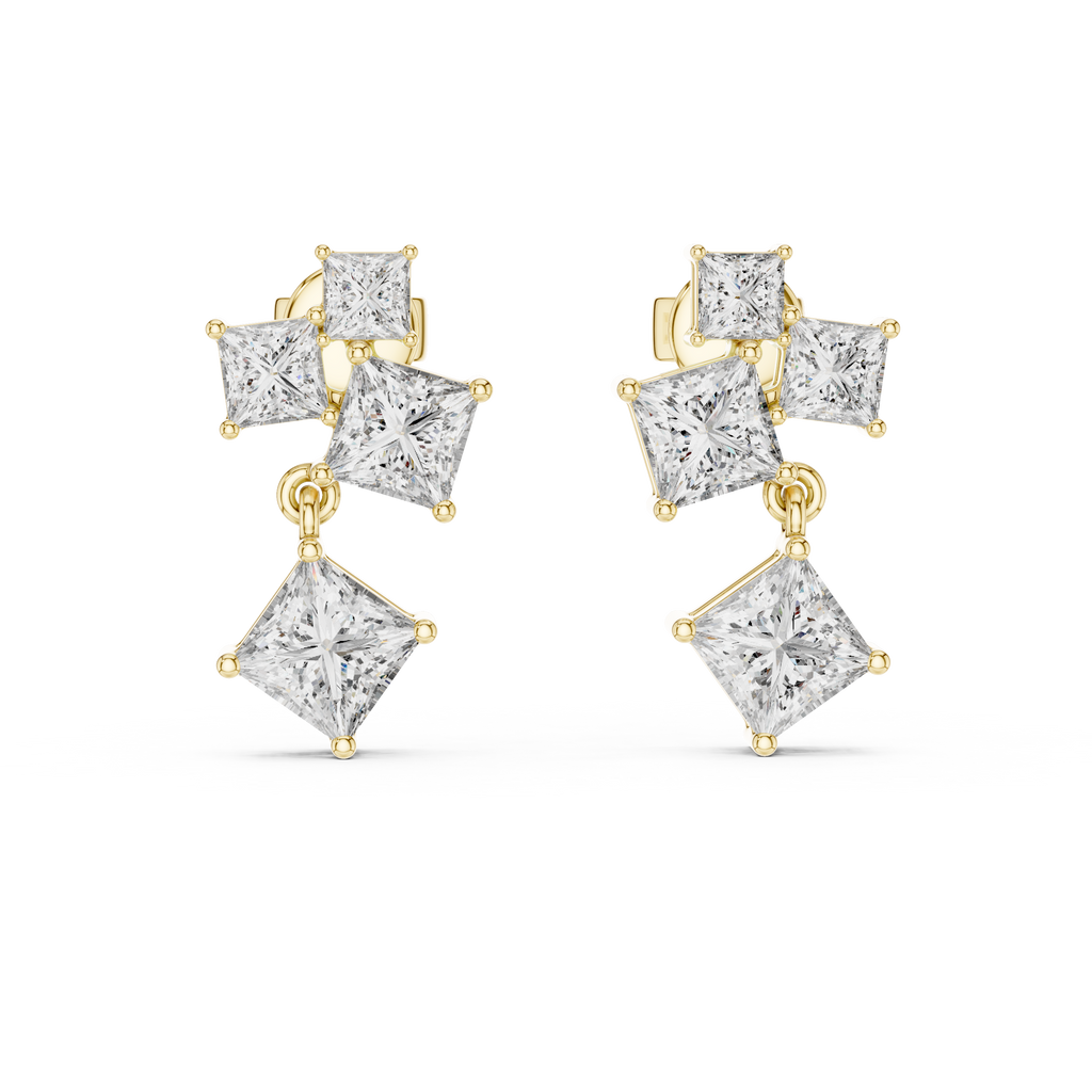 Luxuriöse Diamant-Creolen für Damen