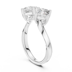 Virelle Two-Stone Princess Cut Lab Grown Diamond Ring