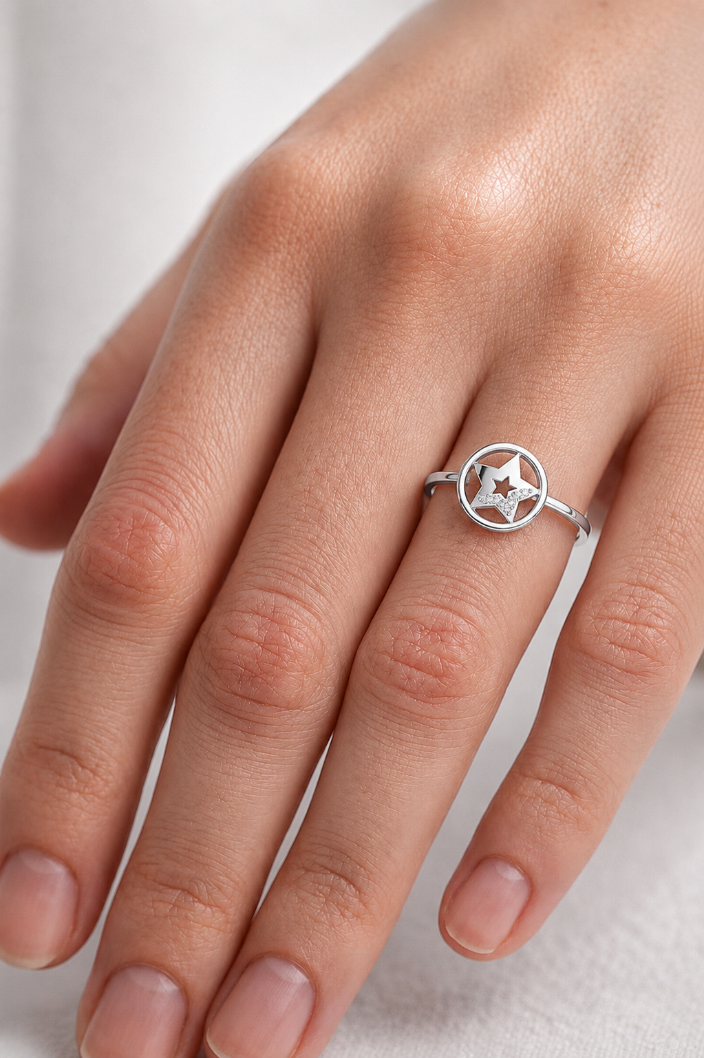 Celestial Star Lab Grown Diamond Ring