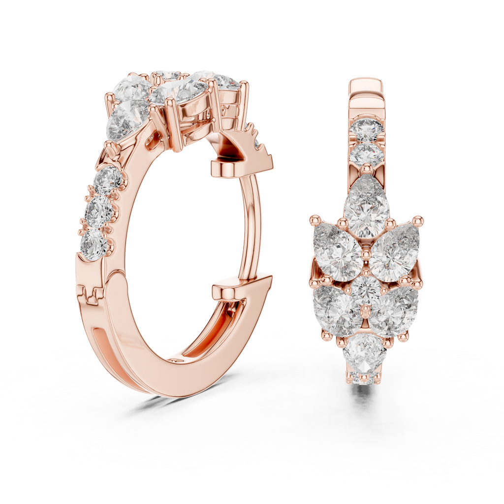 Designer Diamant Creolen – Luxuriöser Stil