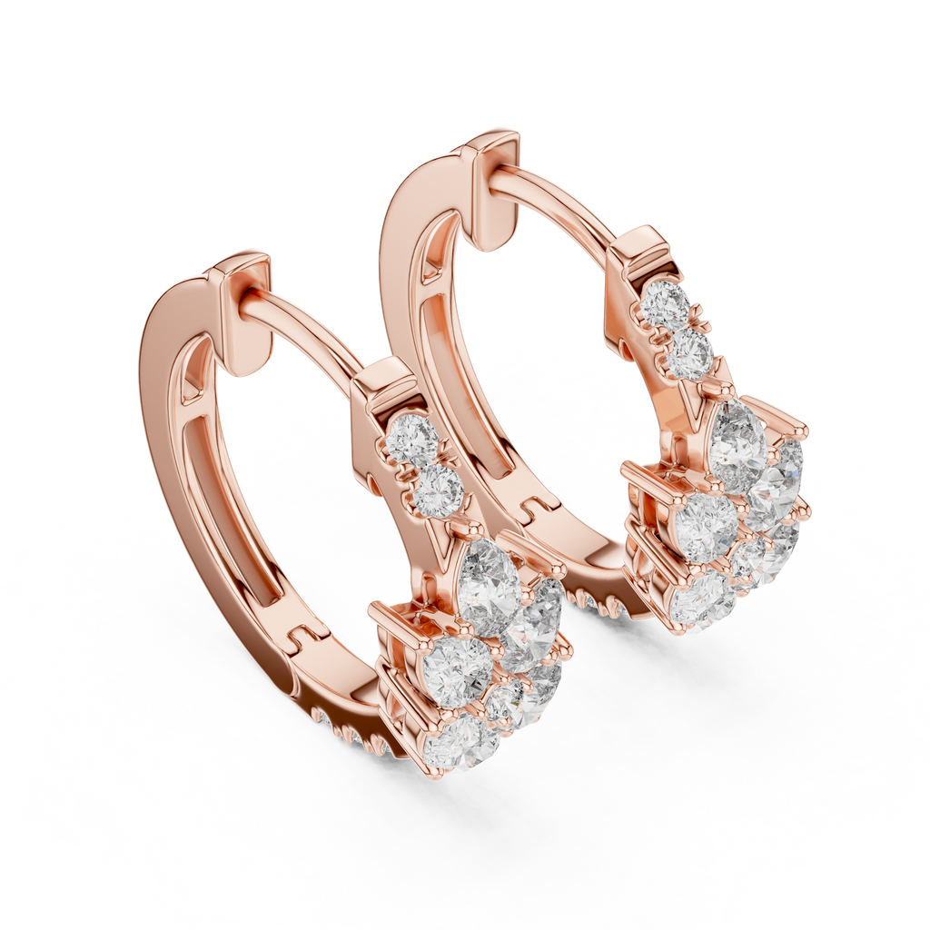 Designer Diamant Creolen – Luxuriöser Stil