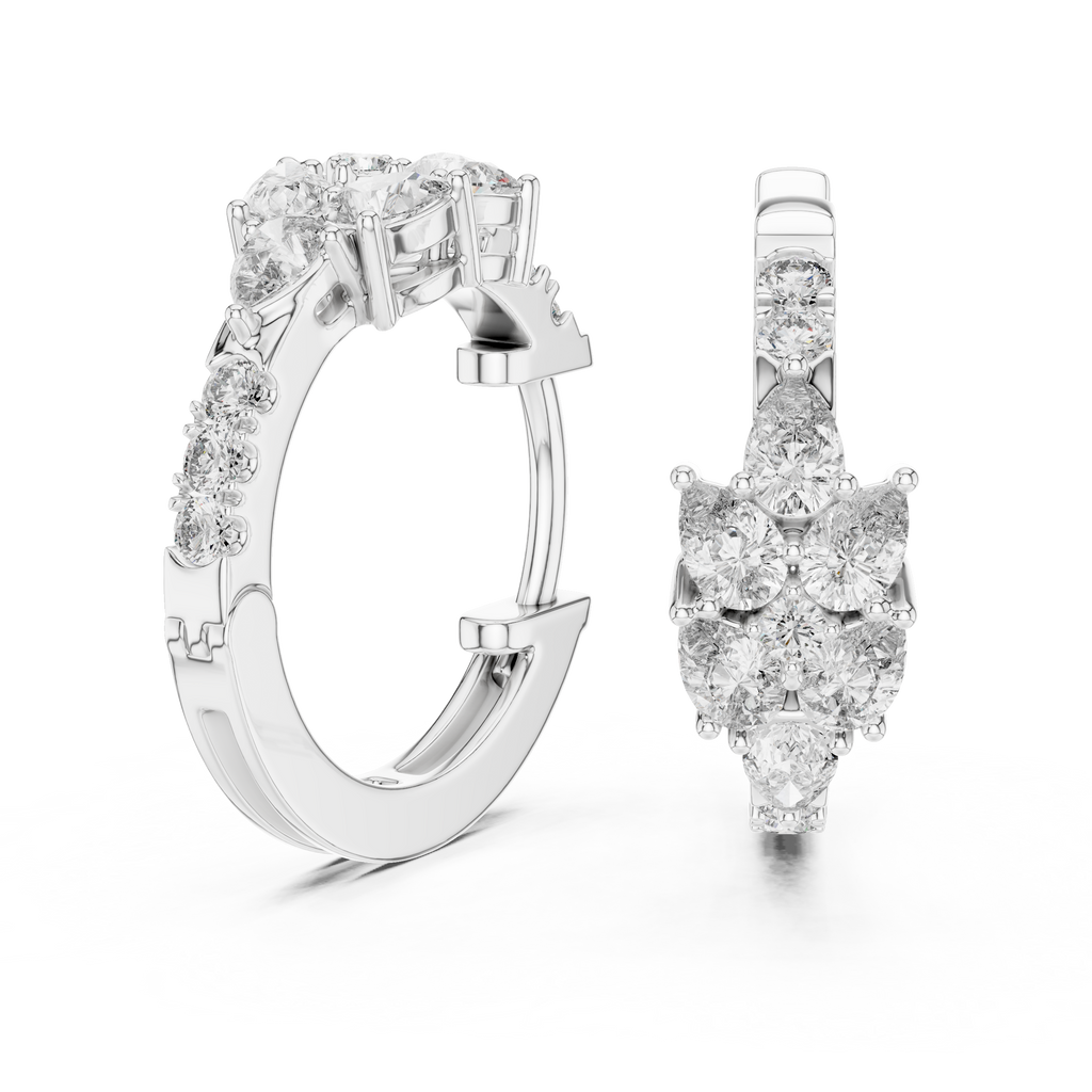 Designer Diamant Creolen – Luxuriöser Stil